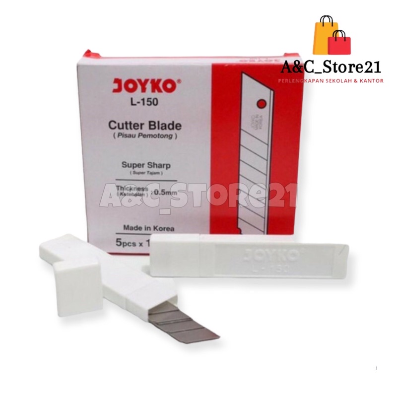 

PISAU ISI ULANG CUTTER L500 ISI 5 PCS / Refill cutter Blade/isi ulang cutter ukuran besar L500