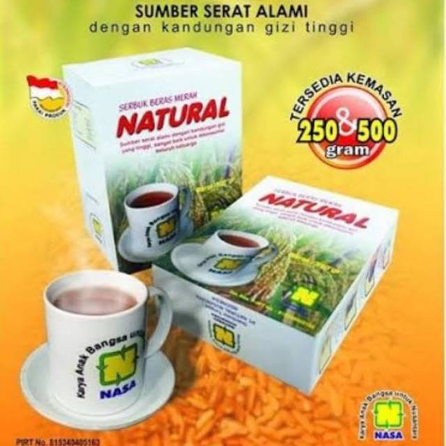 

Serbuk beras merah natural nasa_mencukupi kebutuhan gizi