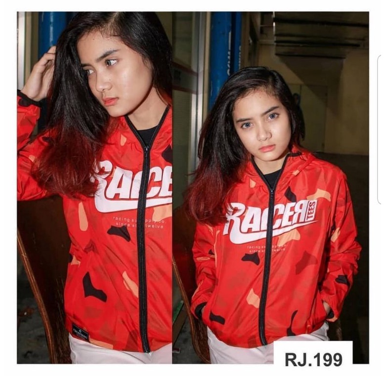 jaket parasut racertees original