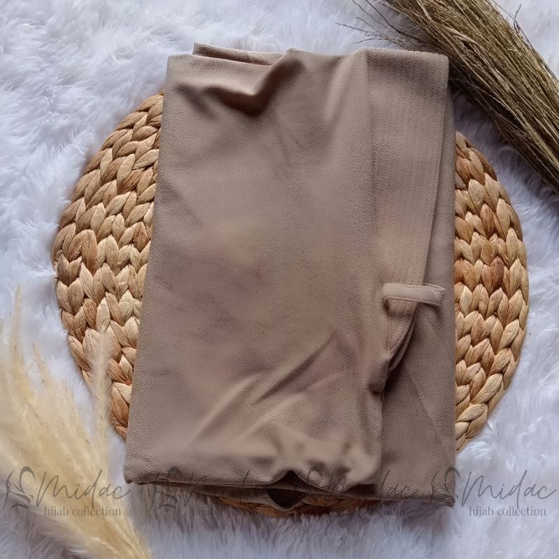 (AL-DHANS BERGO PED) HIJAB INSTAN BERGO PAD - JILBAB BERGO AD - JERSEY IRISH-Coksu