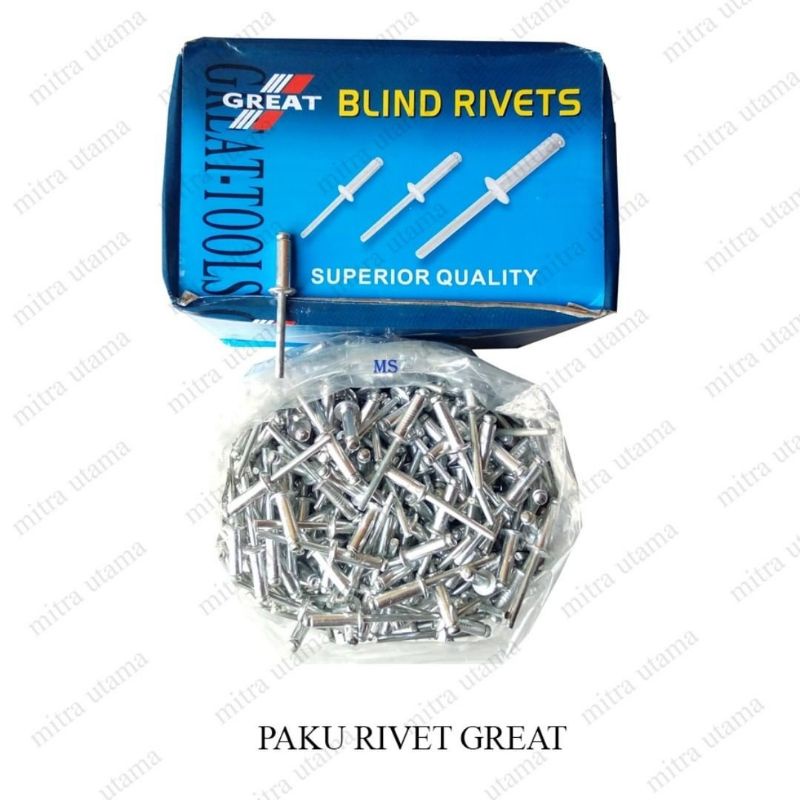 Paku Ripet/ Rivet GREAT (SJT) 500 pcs