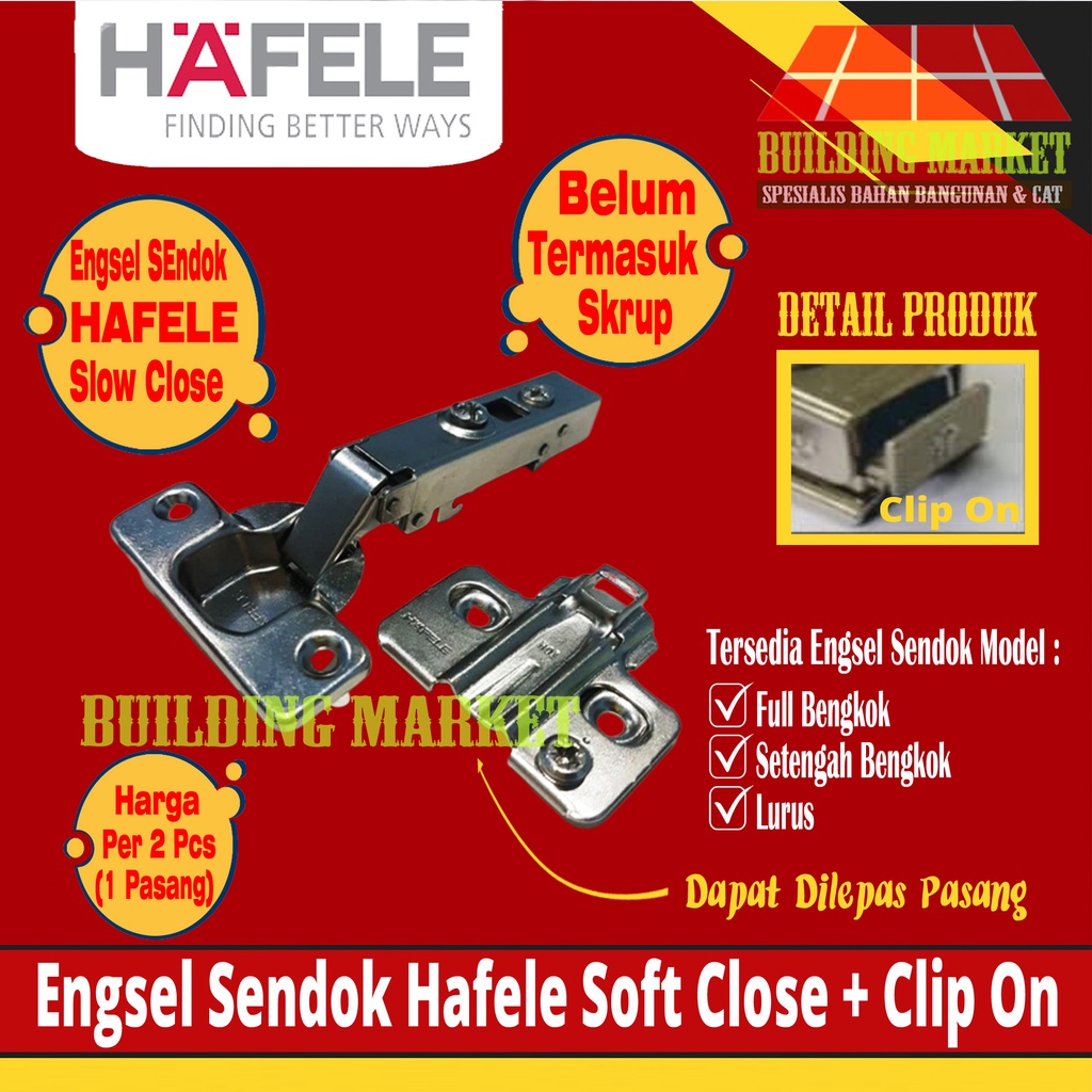 Engsel Sendok Slow Motion Hafele Slow Close Engsel Sendok Hidrolik
