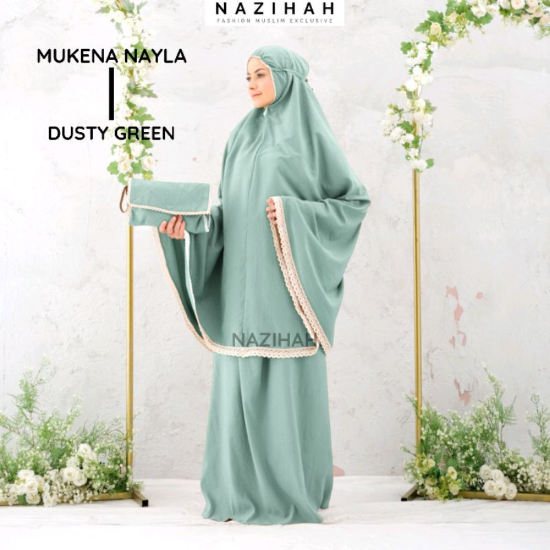 MUKENA NUSAIBAH Mukena Dewasa Nayla Tas Sajadah