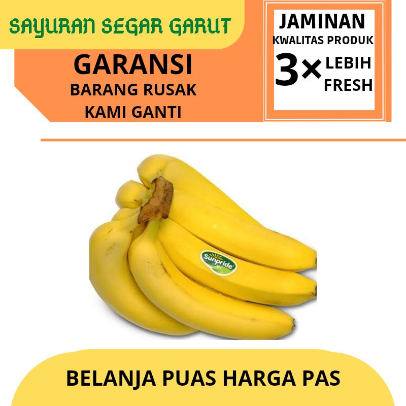 

Pisang Sunpride Super Segar Fresh 1kg by Sayuran Segar Garut