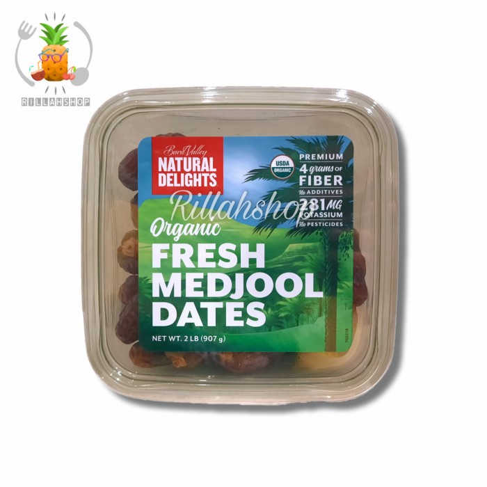 

Kurma Organic Fresh Medjool USA (900g)