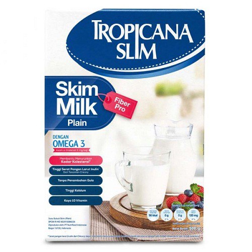 

Tropicana Slim Skim Milk Plain 500 gr