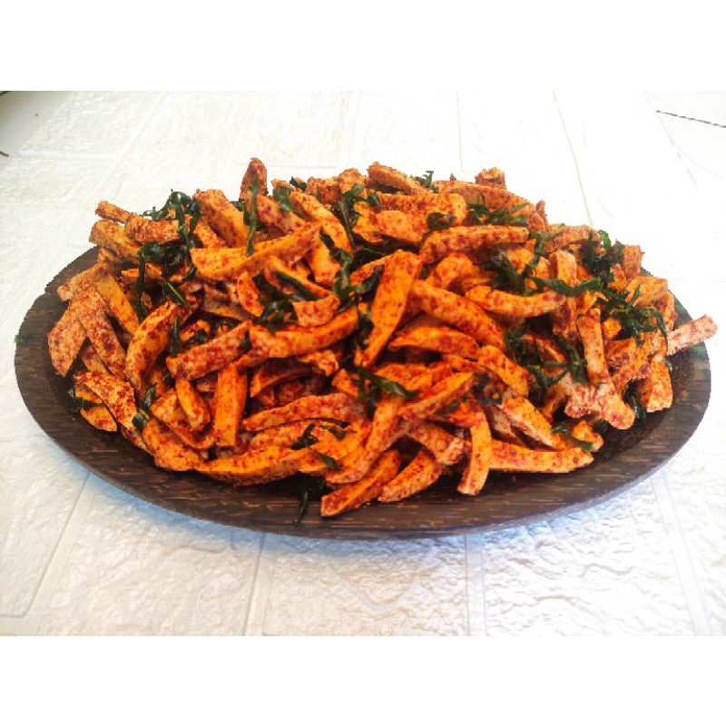 

BASRENG DAUN JERUK PEDAS ISI 1 KG / BASO GORENG KRIUK/ BASRENG PEDAS/BASRENG STICK