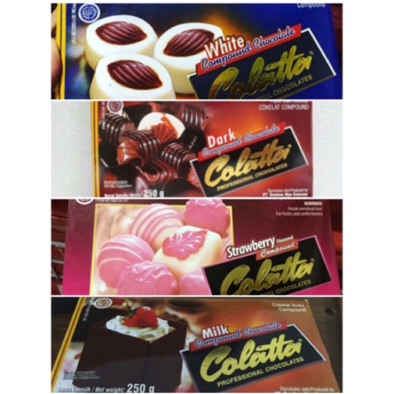 

Colatta compound dark | strawberry | coklat susu 250g