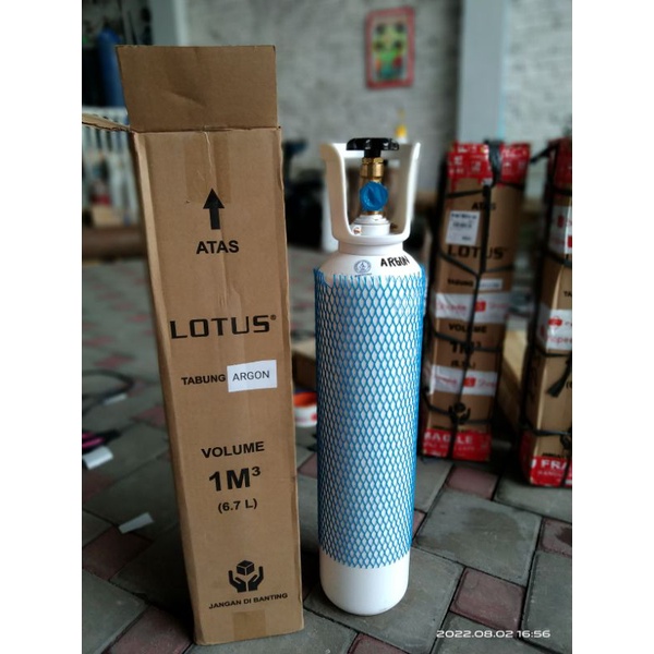 Tabung Argon 1m³ (Baru) sudah isi gas Argon