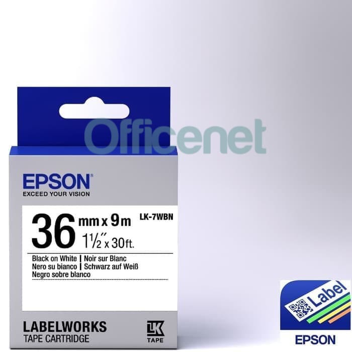 EPSON LABELWORKS 36mm | 9 meter | LABEL TAPE CARTRIDGE