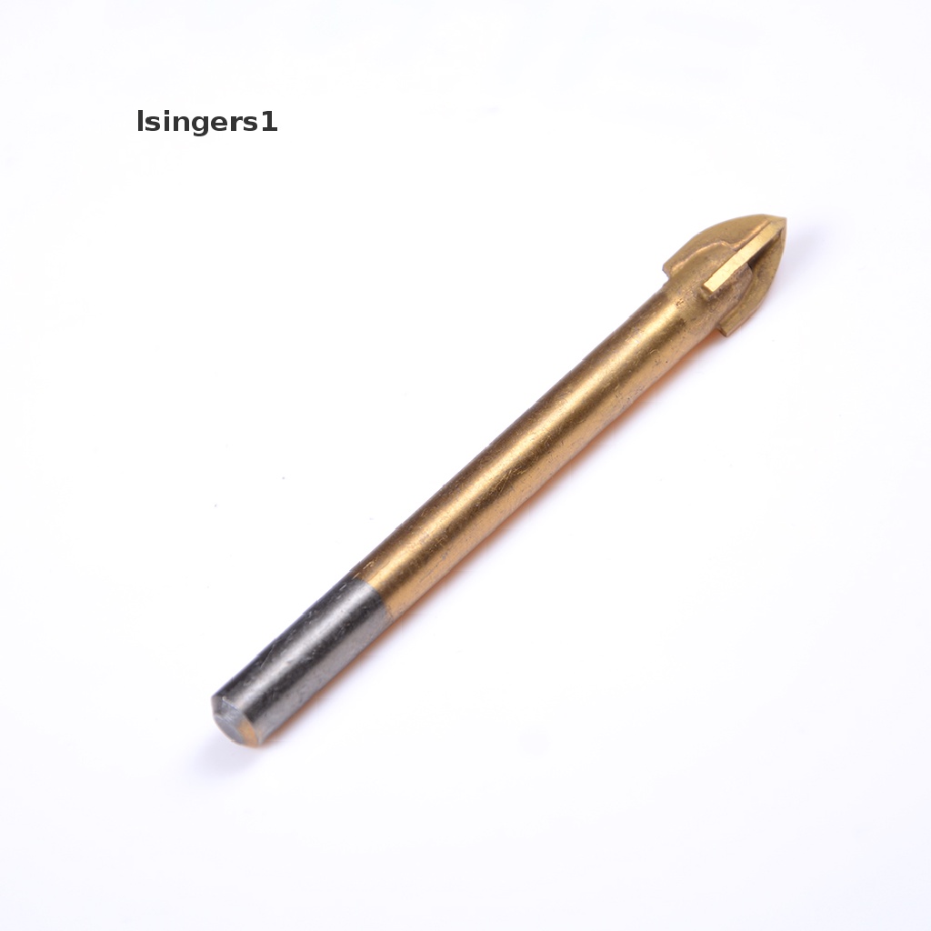 (lsingers1) Mata Bor Carbide Alloy Lapis Titanium 4-12mm Untuk Kaca / Ubin