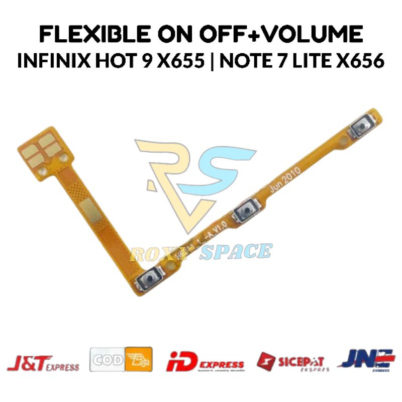 Jual Flexible Flexibel On Off Volume Infinix Hot X Note Lite