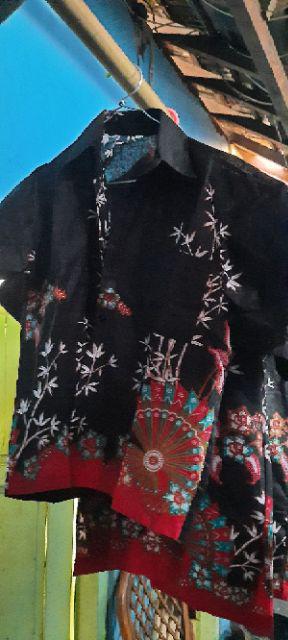 Couple Ori Batik Pekalongan - Sarimbit Keluarga Motif Kipas