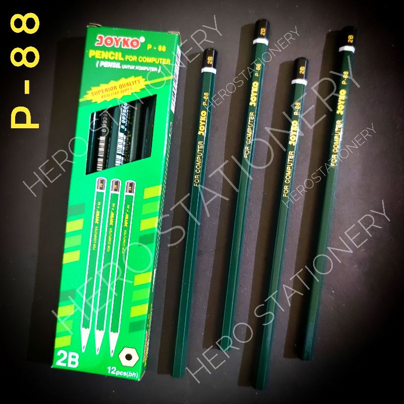 

Pensil 2B pencil joyko murah P-88 .12 unit