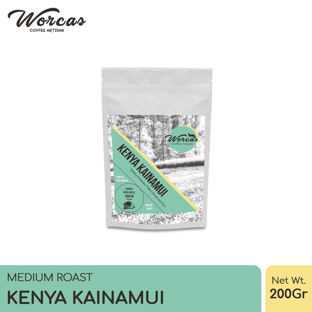 

WORCAS Kopi Arabika Kenya Kainamui 200 Gram - Medium Roast