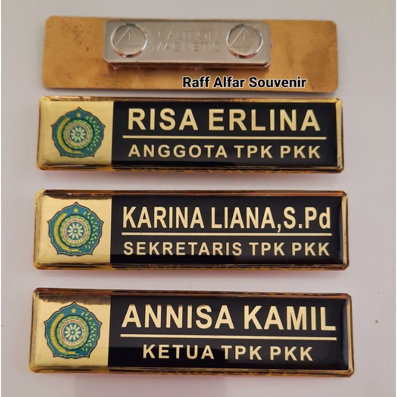 

PAPAN NAMA PKK ☆ NAME TAG PIN PKK