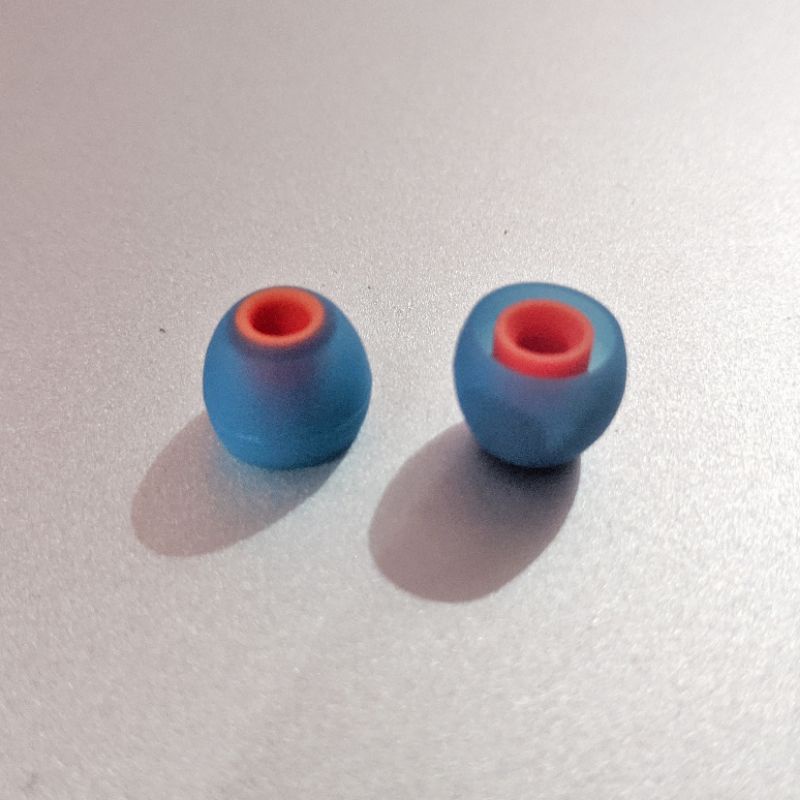 eartips alternatif kbear 07 silicone eartips untuk kz edx zsn pro X blon bl03 bukan aet07 aet08 sony spinfit cp100 cp145 cp360-1pair M biru orange