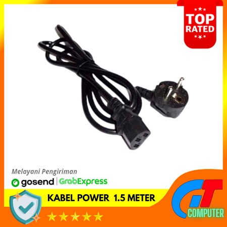 Kabel Cpu - Kabel Power Listrik Komputer 1.5 Meter ( PC Cable )