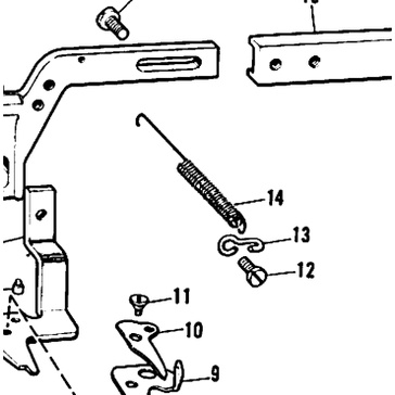 141505-001 Spring / Per Mesin Jahit Lubang Kancing Brother 141505001