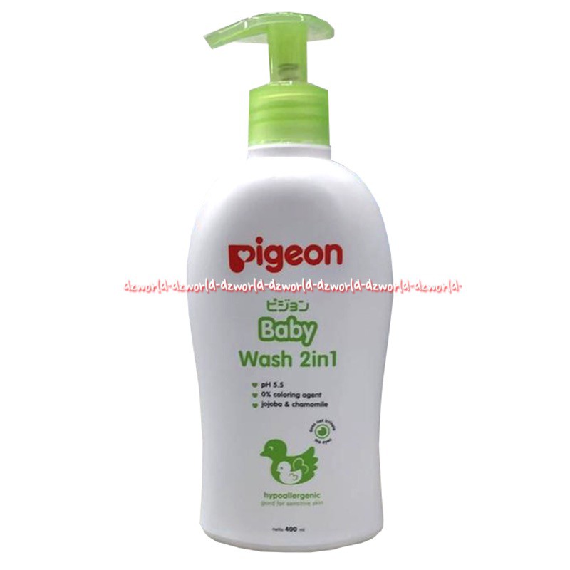 Pigeon Baby Wash 2in1 400ml Hair &amp; Body Sabun Mandi Bayi Shampoo Bayi 400 ml Pigen