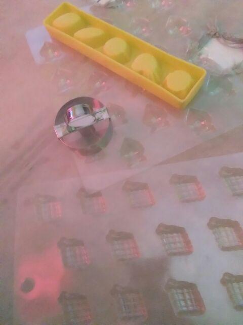 Cetakan Coklat Puding Mika  Tema Lebaran Ketupat Masjid Anak Sholeh Kubah Beduq