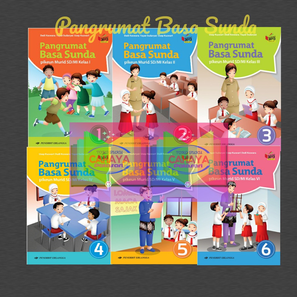 Buku PANGRUMAT BAHASA SUNDA SD kelas 1 2 3 4 5 6 ERLANGGA KUR 2013 revisi