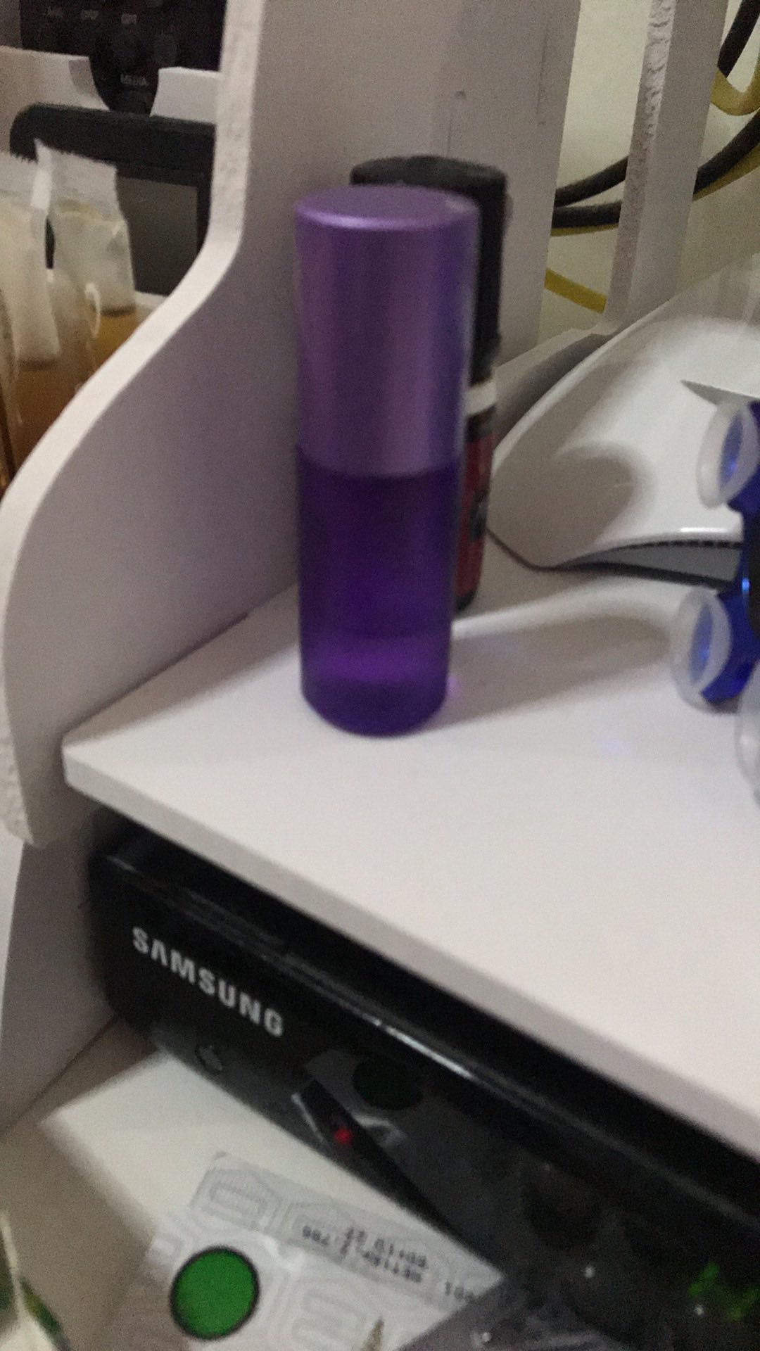 Botol Kaca Roll On 5ml Frosted Dengan Tutup Warna Sama. Kaca Tebal