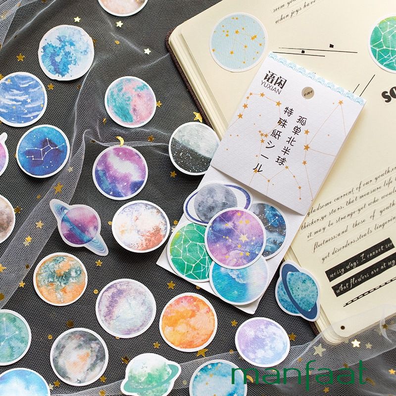 

Terlaris 50Pcs Stiker untuk Dekorasi Scrapbook DIY Keren
