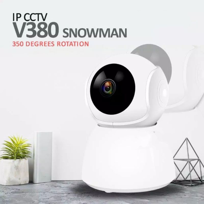 V380 IP KAMERA MINI 2MP HD 1080P WIRELESS CCTV WIFI SNOWMAN APPV380