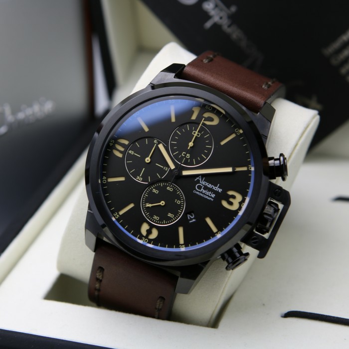 Alexandre Christie AC 6280 / AC 6280MC Black Brown Original & Garansi murah