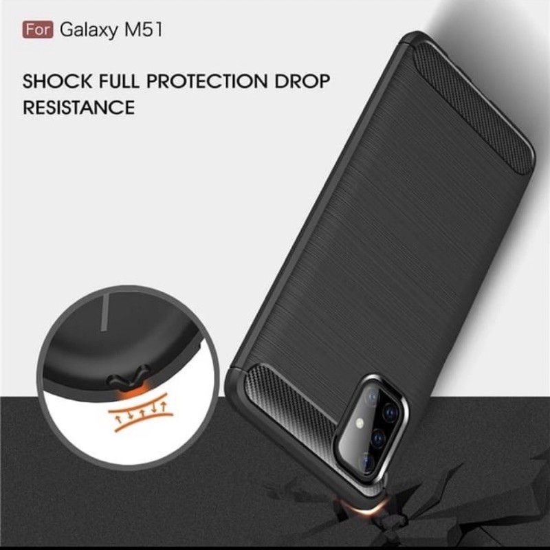 Samsung Galaxy M51 Soft Case Slim Fit Rubber Silikon