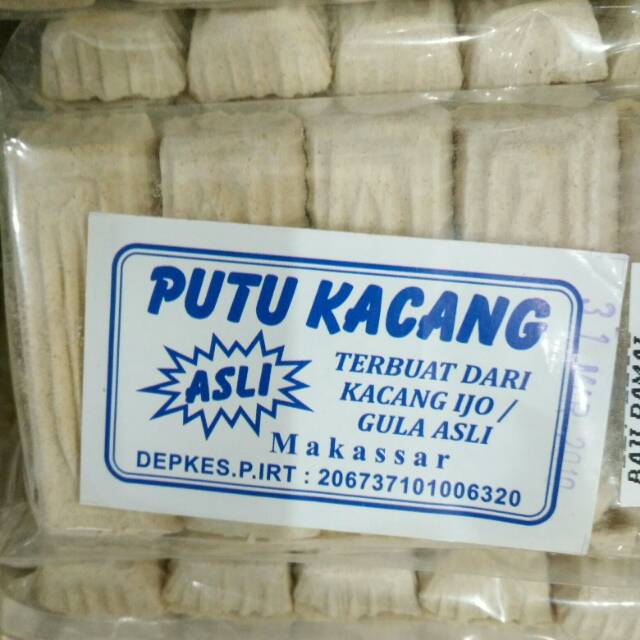 

Putu kacang asli