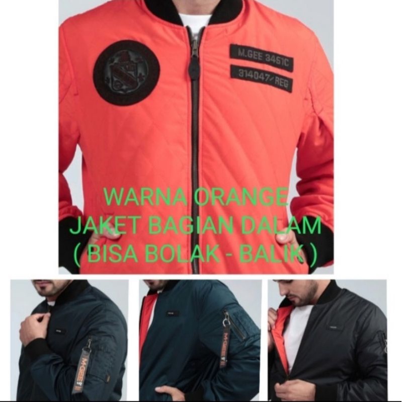 jaket MGEE BATTLE C003 original /jaket bolak balik MGEE