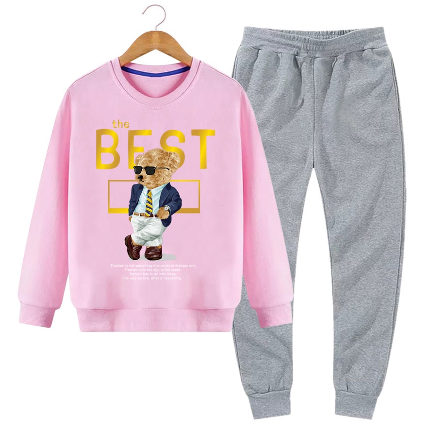 Bess - Setelan Sweater Remaja Murah / Stelan Remaja Wanita - BEAR BEST