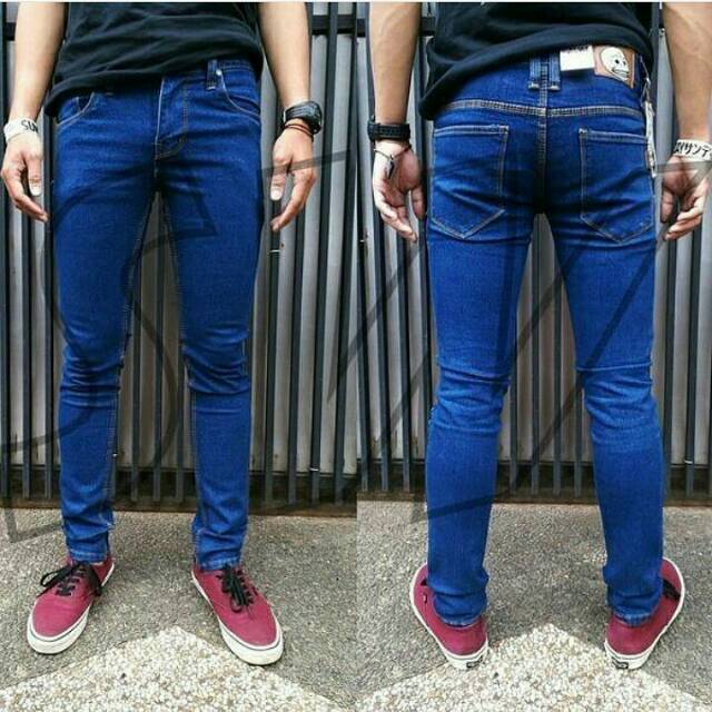 Celana Jeans Cowok/Pria Biowash/Biru muda Cheapmonday Best Seller !