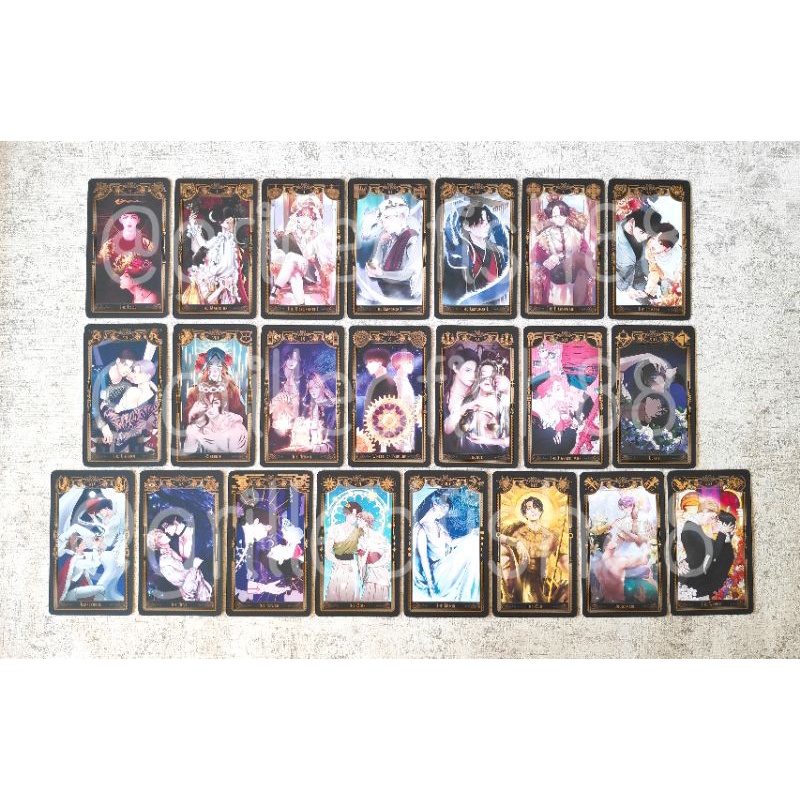 [CEK VARIASI] JIMIN JUNGKOOK Tarot Card Art Print Trading Card THE KING Exhibition | KookMin JiKook