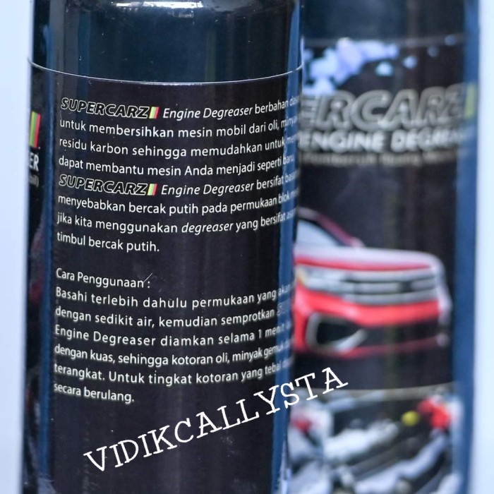 SUPERCARZ ENGINE DEGREASER PEMBERSIH RUANG MESIN MOBIL TERBAIK