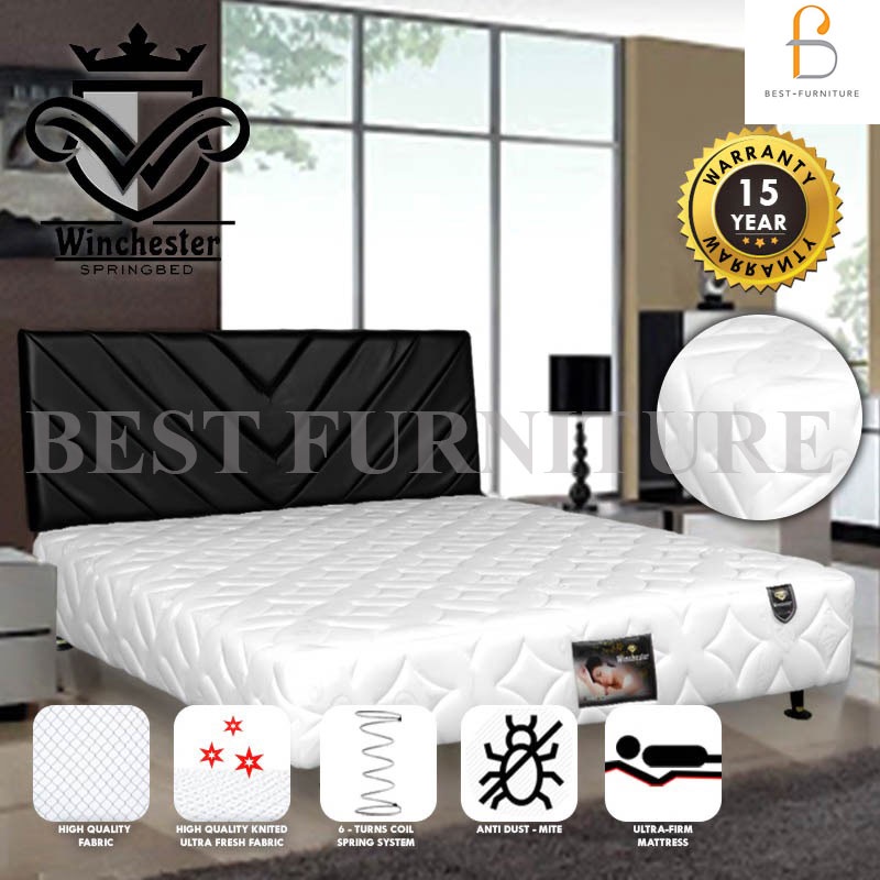Best FULLSET Winchester Multibed Springbed Kasur Fullset Anti Allergic
