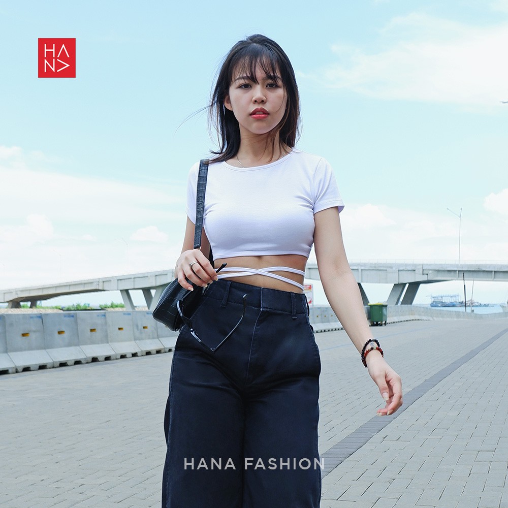 Hana Fashion - Eliza Crop Top Atasan Wanita - CT097