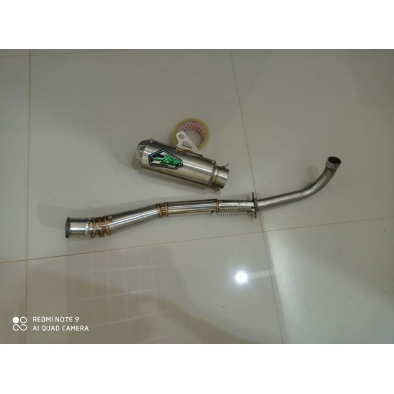 KNALPOT RACING JRM HONDA C70 KNALPOT MINTHI HONDA C70 KNALPOT BEBEK STANDARD