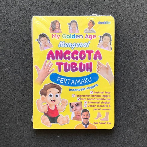 Obral Murah  Boardbook My Golden Age Mengenal Anggota Tubuh Pertamaku