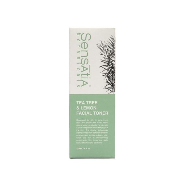 Sensatia Botanicals Tea Tree &amp; Lemon Facial Toner - 120ml