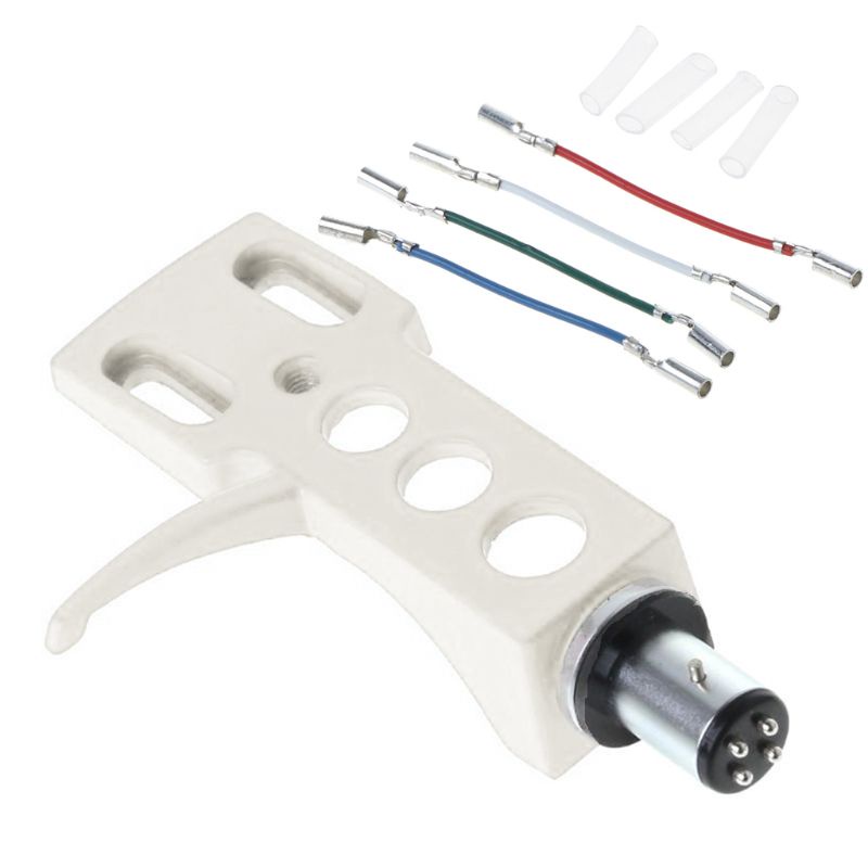 Cre Cartridge Kabel Phono Kabel Kop Kabel Untuk Meja Putar Phono Headshell Accs