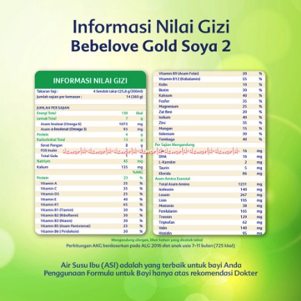 Nutricia Bebelove Gold 2 Soya 360gr Susu Formula Bayi Anak Kedelai Bebelac Gold Soya 2 Bebe Love no 2