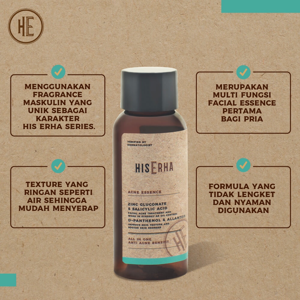 HISERHA ACNE ESSENCE ALL IN ONE ANTI ACNE BENEFIT