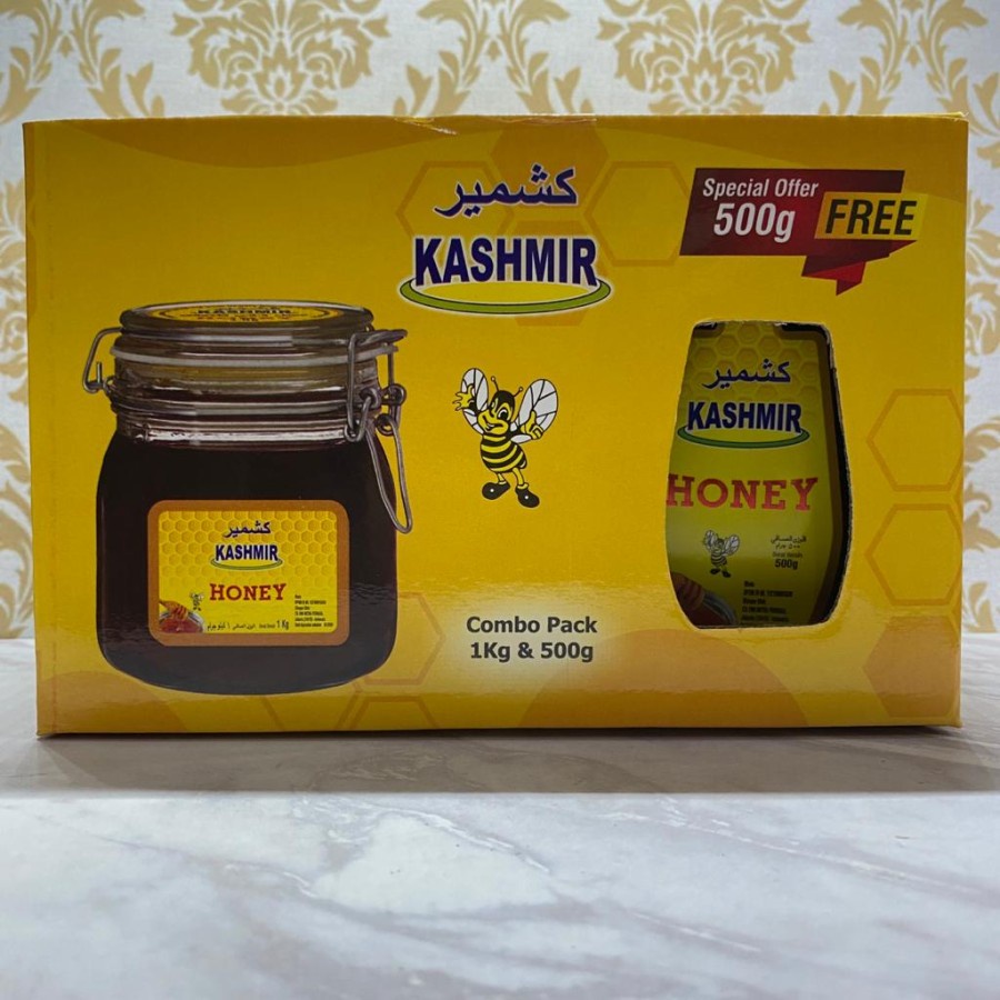 

[1kg + 500gr] Madu Kashmir Combo Pack Pure Natural Honey Khasmir