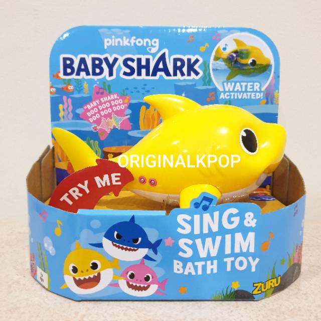 baby shark water activated