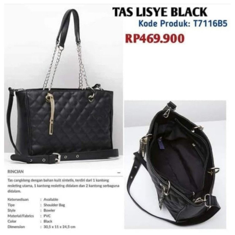 Tas Lisye Black Sophie Martin