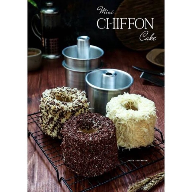 Loyang chiffon cake mini lurus / Loyang cake mini / Loyang bolu mini
