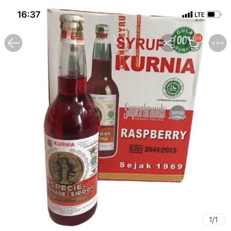 

SIRUP KURNIA RASPBERRY